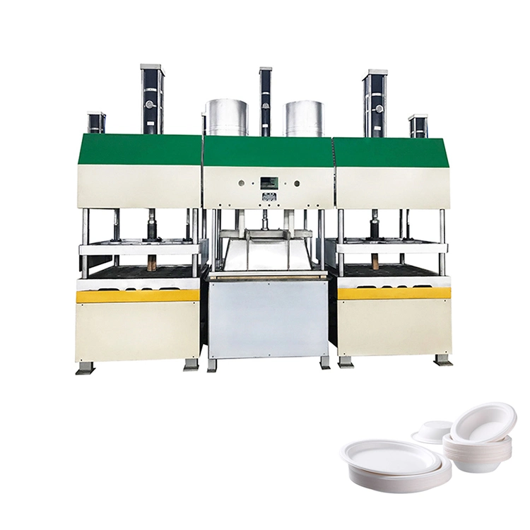 Semi Automatic Disposable Biodegradable Tableware Pulp Molding Machine Semi Automatic Production Line