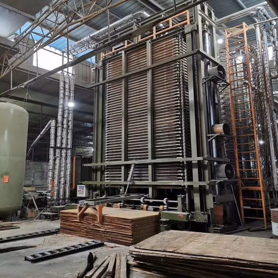 Macchina per la produzione di compensato a caldo a 16 strati 4*8FT 600t con CE